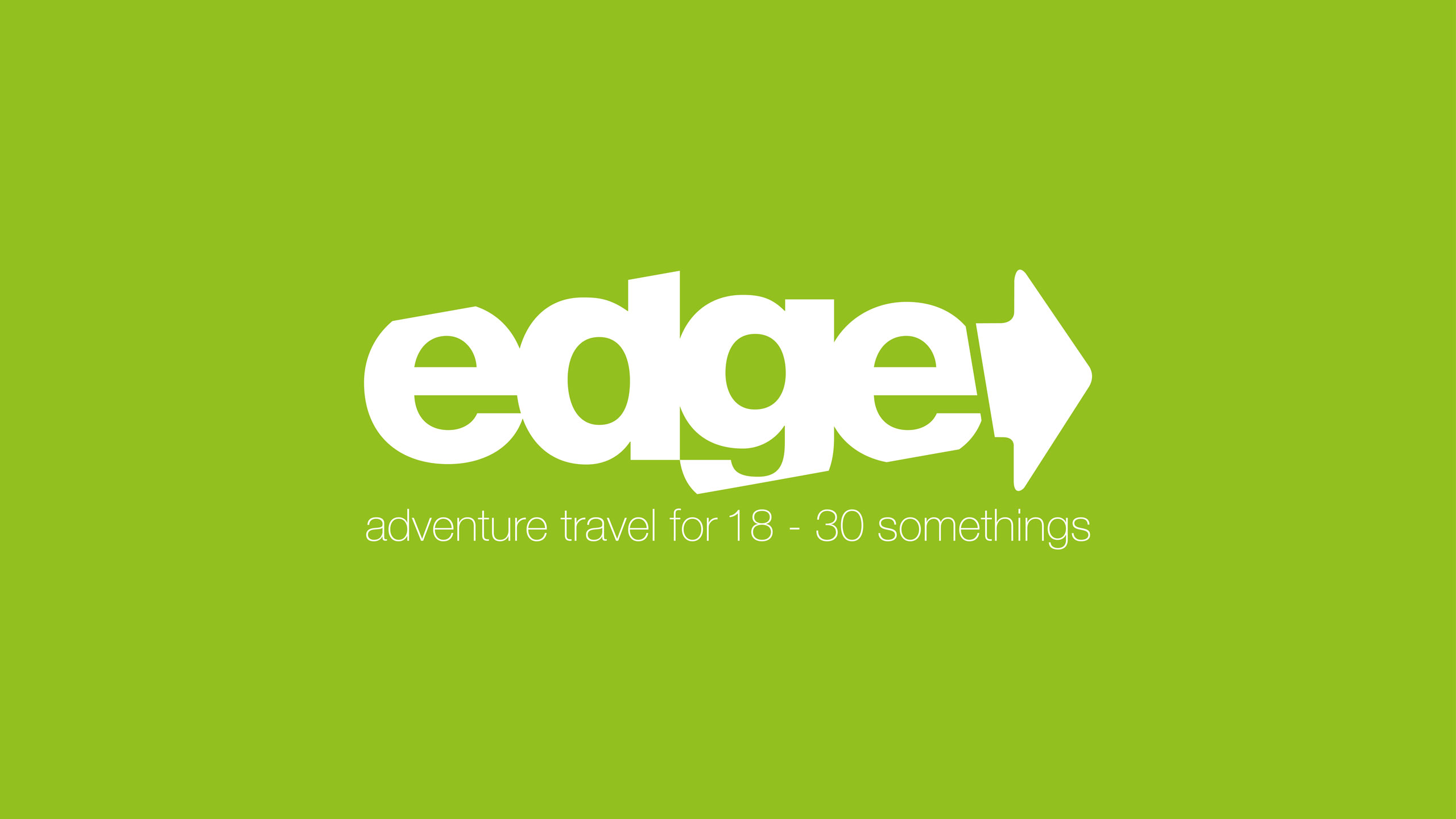 18-30 travel logo design edge adventure