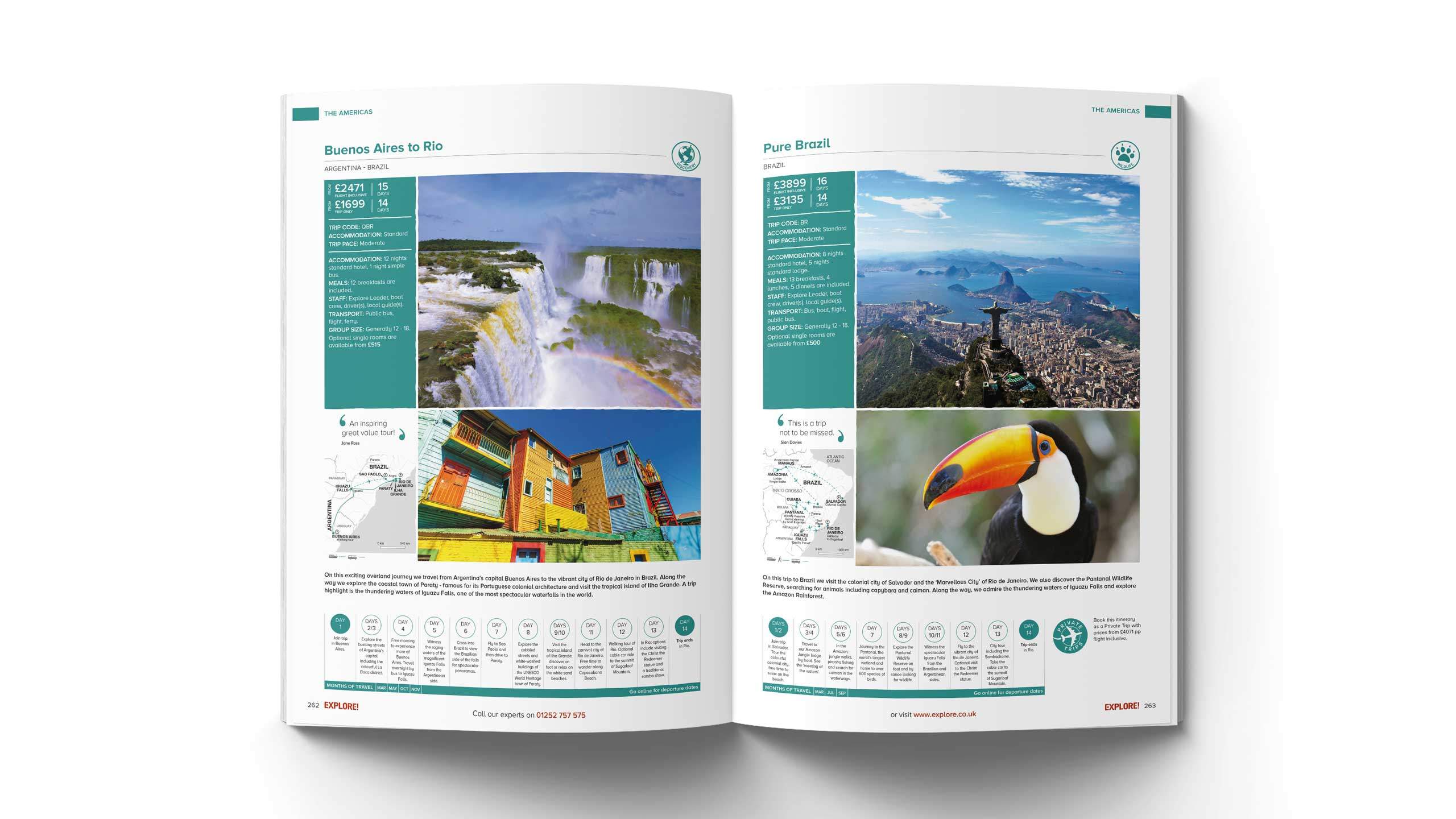 adventure travel brochure design refresh buenos aires rio brazil pages explore worldwide