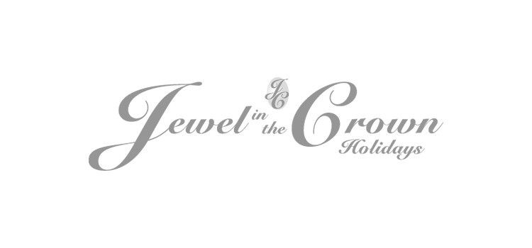discount holidays client grey logo design jewel in the crown