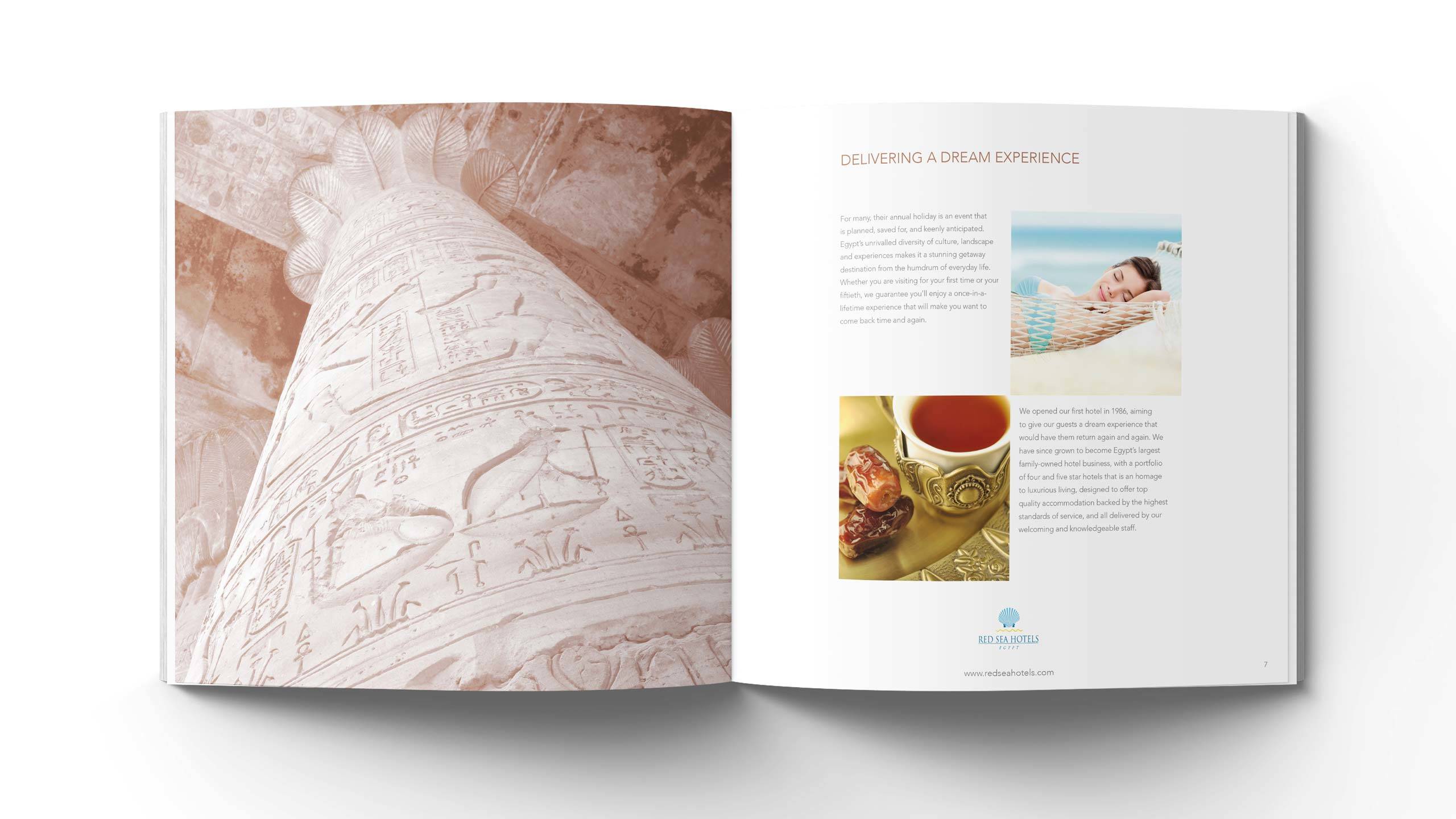 luxury hotels brochure design dream experience pages red sea hotels
