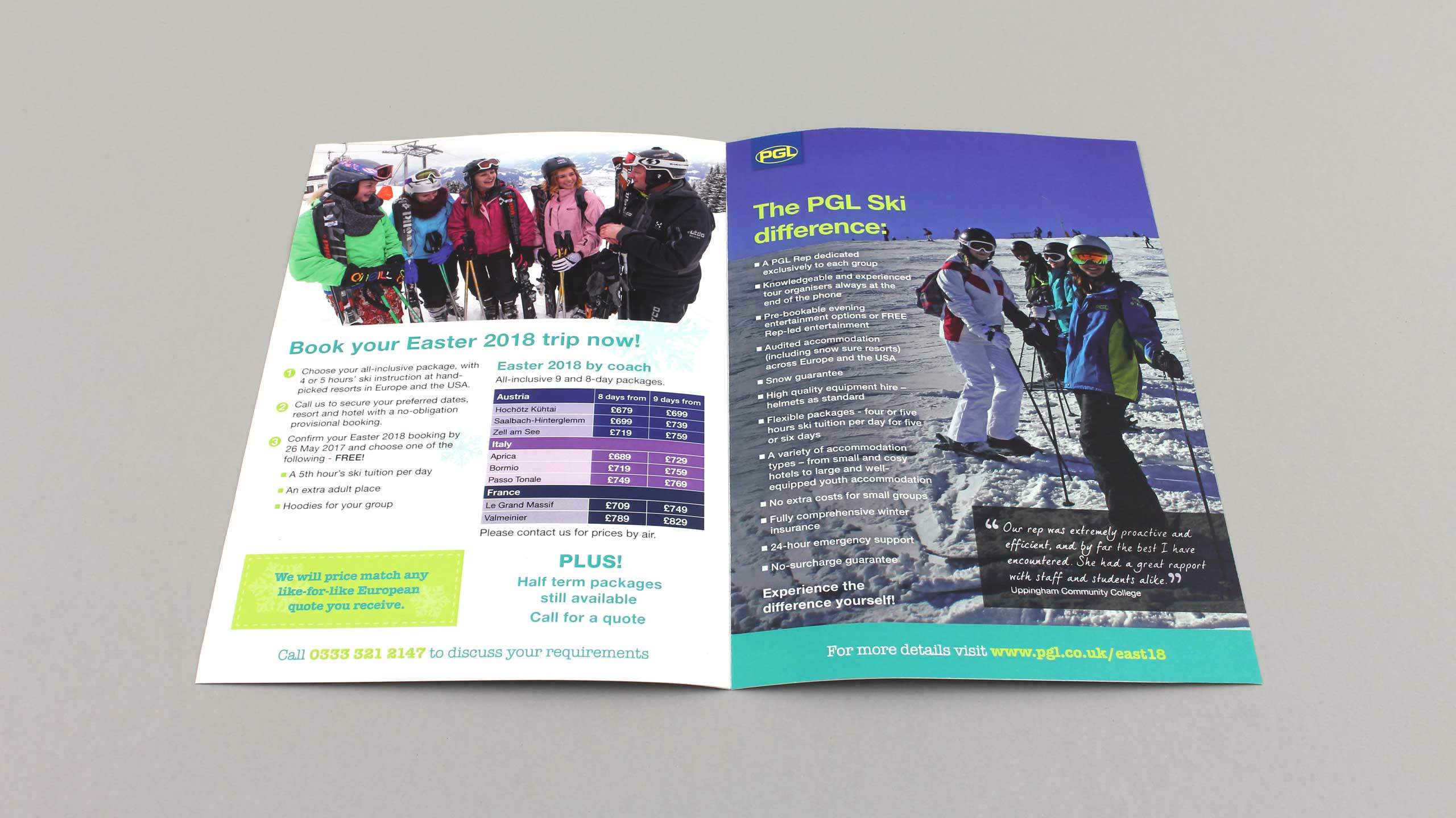 school adventure brochure design book pgl difference pages pgl travel