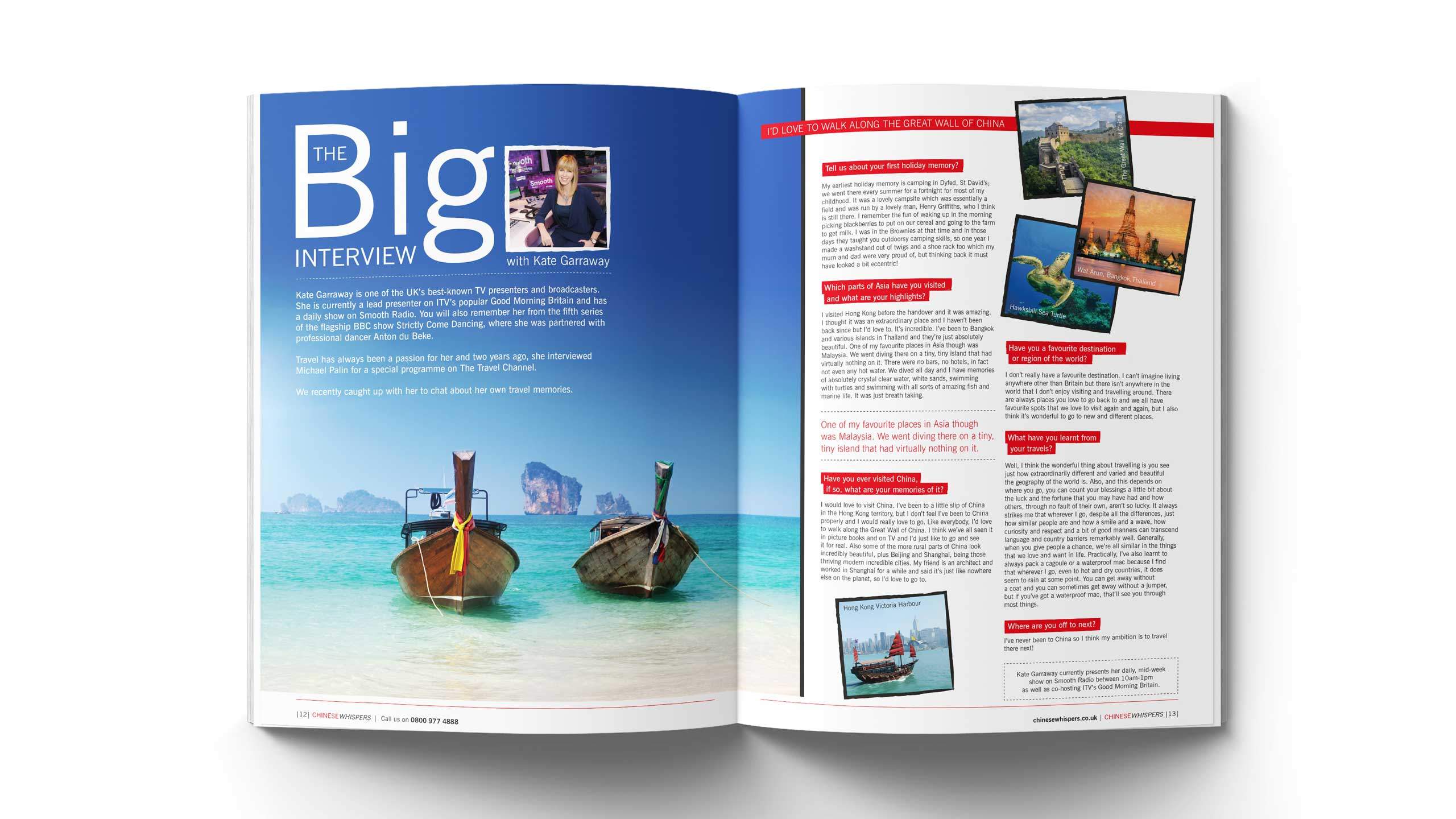 travel company brochure design big interview kate garraway pages wendy wu