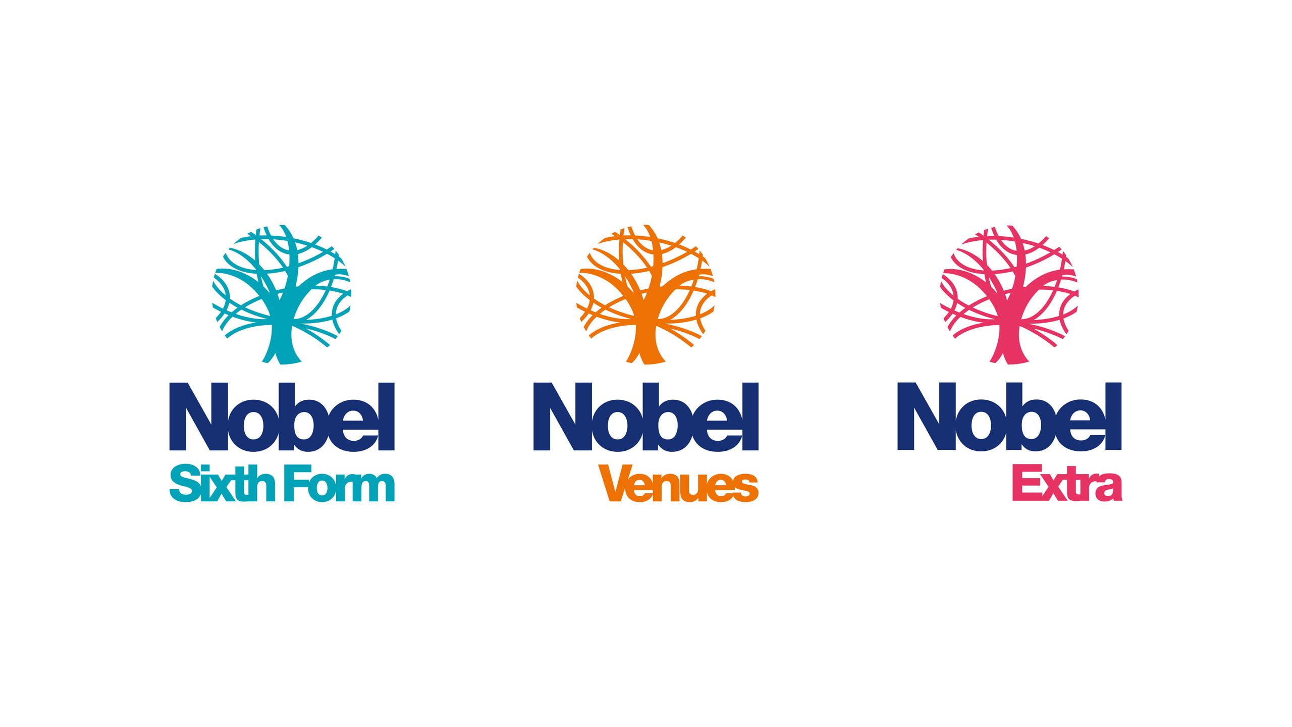secondary school logo design sub brands the nobel school